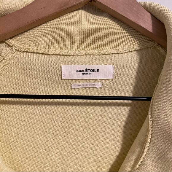 Isabel Marant Etoile Tennis Ball Yellow Knit Sweater Dress 36 Small - Picture 14 of 16